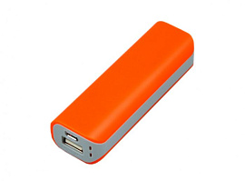 Универсальное зарядное устройство power bank прямоугольной формы (Оранжевый)