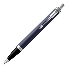 Ручка шариковая Parker IM Matte Blue CT (Тёмно-синий; Чёрный; Серебряный)