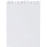 Блокнот Bonn Soft Touch, S, белый