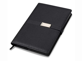 Блокнот А5 USB Journal, черный. Lettertone (чёрный)