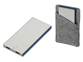 Внешний аккумулятор NEO NS100B, 10000mAh (серый; синий)