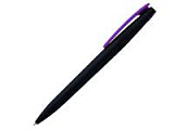Ручка шариковая, пластик SOFT TOUCH , черный/фиолетовый, Z-PEN Color Mix