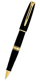 Ручка-роллер Waterman Charleston, цвет: Black/GT, стержень: Fblk (13007 T)