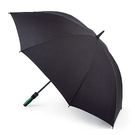 Зонт мужской гольфер Fulton, модель S837-097 BlackGreen (Чёрный)