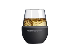 Тумблер для вина WINE KUZIE (Чёрный)