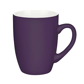 Керамическая кружка Alba, 350 ml, soft-touch (Фиолетовый)