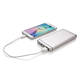 Мощное зарядное устройство Type C, 10 000 mAh, цвет серебяный
