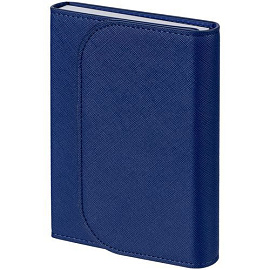 Ежедневник Clappy Mini, недатированный, черный (Синий)