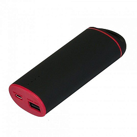 Внешний аккумулятор, Travel Max PB, 4000 mAh, с покрытием SOFT TOUCH, в подарочной упаковке с блисте (Чёрный; Красный)