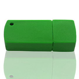 Флешка PVC043 с чипом 4 гб (Зелёный)