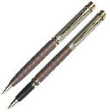 Набор: ручка шариковая и роллер Pierre Cardin PEN and PEN, цвет светло-коричневый