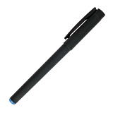 Ручкa СityWrite Black шариковая под персонализацию 1 мм, с покрытием SOFT TOUCH, синие чернила, цвет