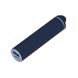Внешний аккумулятор, Travel PB, 2000 mAh, с покрытием SOFT TOUCH, в подарочной упаковке с блистером (Синий; Голубой)