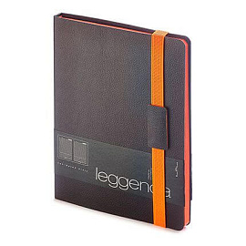 Ежедневник недатированный LEGGENDA, формат B5 (Чёрный)