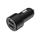 АЗУ OLMIO 2USB, QC3.0+Smart IC, 30W,