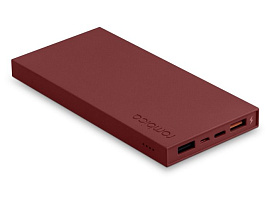 Внешний аккумулятор NEO ARIA, 10000 mAh, янтарный (бордовый)