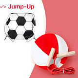Набор подарочный JUMP-UP: мяч надувной, скакалка, рюкзак для обуви