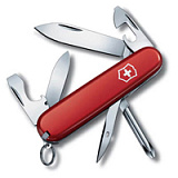Нож перочинный VICTORINOX Tinker Small, 84 мм, 12 функций, красный