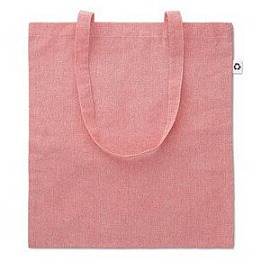 Сумка шоппер 140 гр., COTTONEL DUO, синяя (Красный)