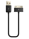 Кабель USB 2.0 - Samsung Galaxy Tab, 2.1A, черный, OLMIO
