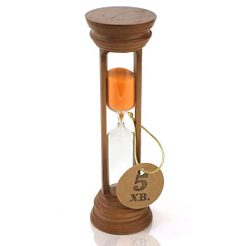 Песочные часы на 5 минут №2  DS123 дерево ()