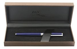 Ручка шариковая PAX Classic, синяя, хром (Синий; Хром)