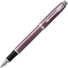 Ручка перьевая Parker IM Light Purple CT (Фиолетовый; Чёрный; Серебряный)