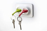 Двойной брелок+держатель для ключа unplug красный