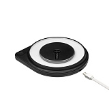 Беспроводное зарядное устройство Qi с ночником, 10W