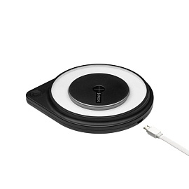 Беспроводное зарядное устройство Qi с ночником, 10W ()