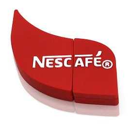 Флешка  "nescafe" 128 гб. (Красный)
