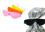 Клипсы для пакетов bag glasses 3 шт. белая/желтая/розовая