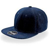 Бейсболка "SNAP DENIM" 6 клиньев, плоский козырек, , пластиковая застежка пвх