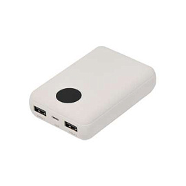 Внешний аккумулятор, Portu PB, 10000 mAh, в подарочной упаковке (Белый)