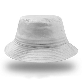 Панама BUCKET COTTON 180 черная (Белый)