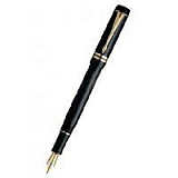 Перьевая ручка Parker Duofold F74 International, цвет: Black GT, перо F