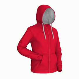 Толстовка мужская 17 Style (Красный; Серый)