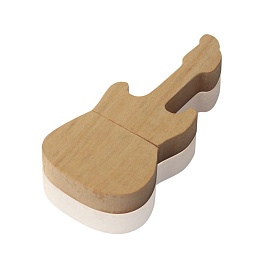Флешка DR058 "Гитара" (липа) с чипом 128 гб. USB 2.0 (Бежевый)