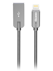 Кабель, USB 2.0 -  2.1A, серый, OLMIO (Серый)