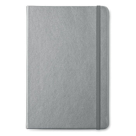Блокнот GOLDIES BOOK, титановый (серебряный)