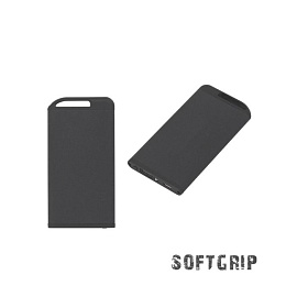 Зарядное устройство "Theta SOFT GRIP" с фонариком, 4000 mAh (Чёрный)