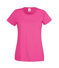 Футболка FOTL Lady-Fit Valueweight T (малиновый; XS)