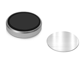 Магнитный держатель для телефона «Magpin mini» (Серебристый)