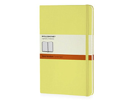 Записная книжка Classic, формат A5 (блок в линейку), цвет чёрный (Жёлтый)