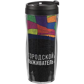 Стакан «Городской выживатель», неон - 350 мл (Разноцветный)