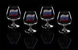 Подарочный набор бокалов для коньяка и бренди «ТРИКОЛОР»