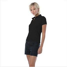 Рубашка поло женская Safran Pure/women (Чёрный)