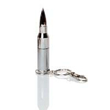 USB-Flash накопитель (флешка) "Патрон от АК 47", ME020,  4 GB, корпус серебристый