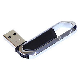 USB-Flash накопитель (флешка) "ALPS" в виде карабина (Чёрный)