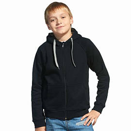 Толстовка STAN17J (Чёрный; серый)